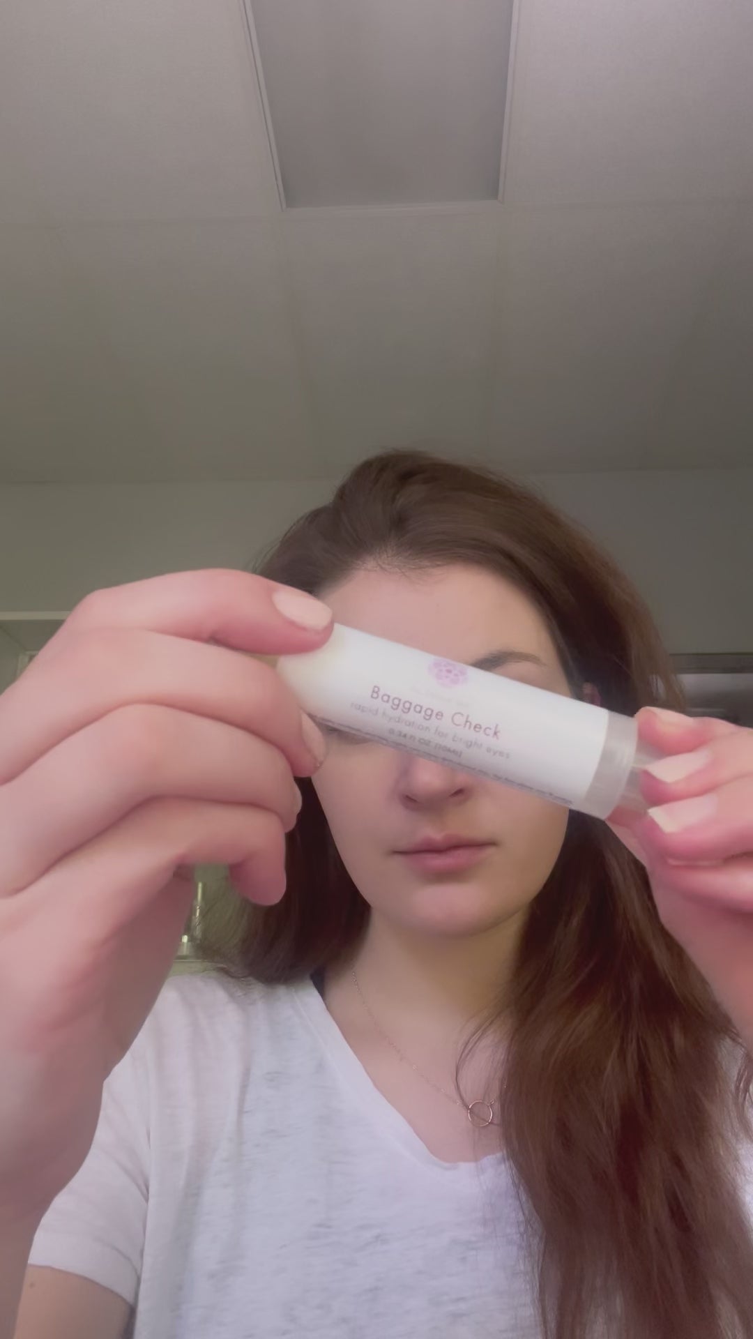 Baggage Check Eye Serum – Reduce Under Eye Bags & Puffiness Austin Texas Demo Video